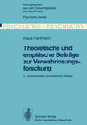 Buchcover Theoretische und empirische Beiträge zur Verwahrlosungsforschung