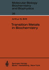 Buchcover Transition Metals in Biochemistry