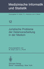 Buchcover Juristische Probleme der Datenverarbeitung in der Medizin