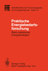 Buchcover Praktische Energiebedarfsforschung