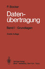 Buchcover Datenübertragung Technik der Daten- und Textkommunikation