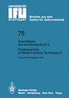 Buchcover Grundlagen der Umformtechnik — Stand und Entwicklungstrends / Fundamentals of Metal Forming Technique — State and Trends