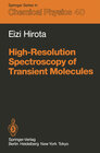 Buchcover High-Resolution Spectroscopy of Transient Molecules
