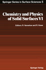 Buchcover Chemistry and Physics of Solid Surfaces VI