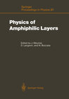 Buchcover Physics of Amphiphilic Layers