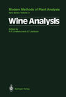 Buchcover Wine Analysis