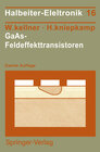 Buchcover GaAs-Feldeffekttransistoren