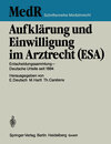 Buchcover Aufklärung und Einwilligung im Arztrecht (ESA)