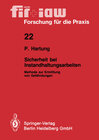 Buchcover Sicherheit bei Instandhaltungsarbeiten