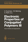Buchcover Electronic Properties of Conjugated Polymers III