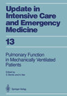 Buchcover Pulmonary Function in Mechanically Ventilated Patients
