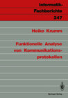 Buchcover Funktionelle Analyse von Kommunikationsprotokollen