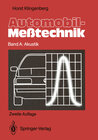 Buchcover Automobil-Meßtechnik