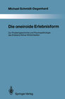 Buchcover Die oneiroide Erlebnisform