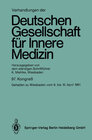 Buchcover Verhandlungen der Deutschen Gesellschaft für Innere Medizin