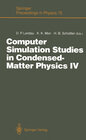 Buchcover Computer Simulation Studies in Condensed-Matter Physics IV