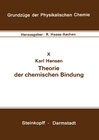 Buchcover Theorie der chemischen Bindung
