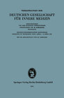 Buchcover Verhandlungen der Deutschen Gesellschaft für Innere Medizin