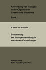 Buchcover Bestimmung der Isotopenverteilung in markierten Verbindungen