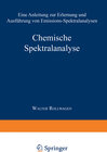 Buchcover Chemische Spektralanalyse