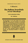 Buchcover Das Asthma Bronchiale und die Pollenallergie
