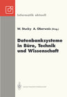 Buchcover Datenbanksysteme in Büro, Technik und Wissenschaft