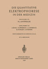 Buchcover Die Quantitative Elektrophorese in der Medizin