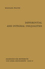 Buchcover Differential and Integral Inequalities