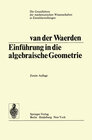 Buchcover Einführung In Die Algebraische Geometrie