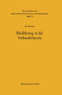 Buchcover Einführung in die Verbandstheorie