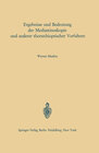Buchcover Ergebnisse und Bedeutung der Mediastinoskopie und anderer thoraxbioptischer Verfahren
