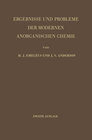 Buchcover Ergebnisse und Probleme der Modernen Anorganischen Chemie