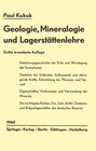 Buchcover Geologie, Mineralogie und Lagerstättenlehre