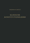 Buchcover Klinische Konstitutionslehre