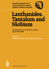 Buchcover Lanthanides, Tantalum and Niobium
