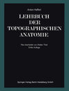 Buchcover Lehrbuch der topographischen Anatomie