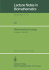 Buchcover Mathematical Ecology