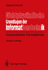 Buchcover Nichtphysikalische Grundlagen der Informationstechnik