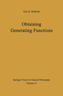 Buchcover Obtaining Generating Functions