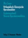 Buchcover Orthopädisch-Chirurgische Operationslehre