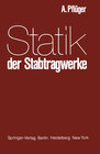 Buchcover Statik der Stabtragwerke