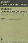 Buchcover Studies in Labor Market Dynamics