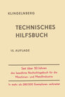 Buchcover Klingelnberg Technisches Hilfsbuch