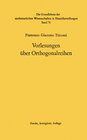 Buchcover Vorlesungen über Orthogonalreihen