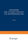 Buchcover Ergebnisse der Inneren Medizin und Kinderheilkunde