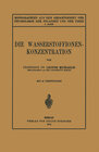 Buchcover Die Wasserstoffionen-Konzentration