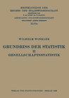 Buchcover Grundriss der Statistik. II. Gesellschaftsstatistik