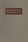 Buchcover Biochemisches Handlexikon