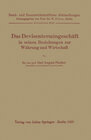Buchcover Das Devisentermingeschäft in seinen Beziehungen zur Währung und Wirtschaft