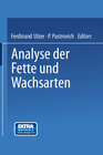 Buchcover Analyse der Fette und Wachsarten